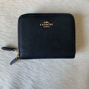 Coach double zip wallet
